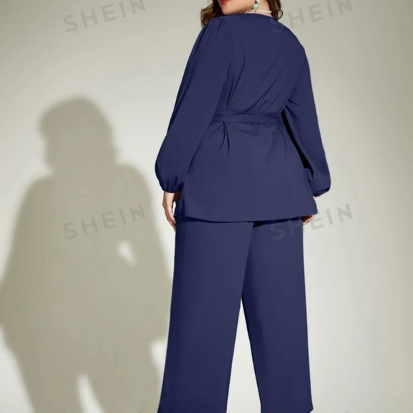 Blue Ruffle Hem sets - Picture 2 of 4